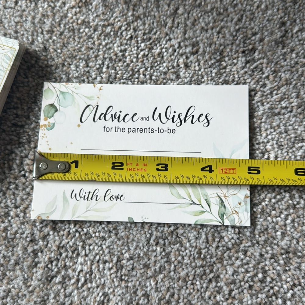 Baby Shower Greenery Party Decorations Diaper Raffle Set - Picture 6 of 10